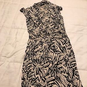 BCBG Midi Cream Dress